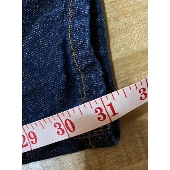 Dickies Crafted For Women Relaxed Jeans 10R Dark Wash - Picture 7 of 7